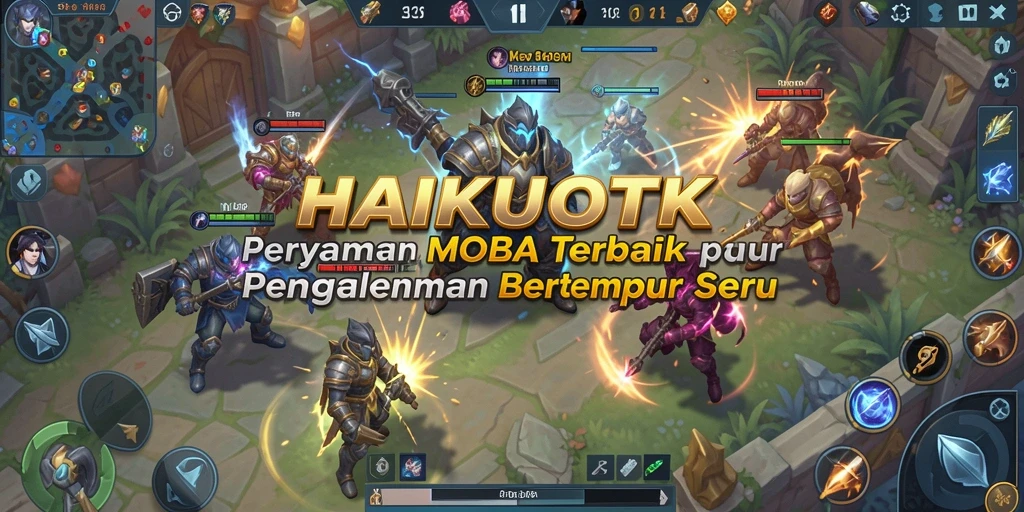 Gambaran menakjubkan dari pertarungan MOBA di HAIKUOTK.