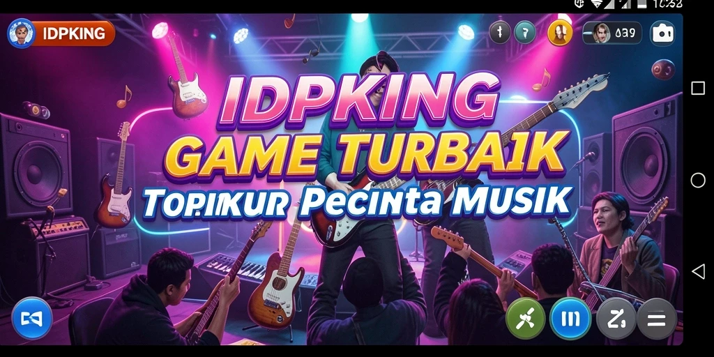 Tampilan gameplay IDPKING yang seru dan interaktif.