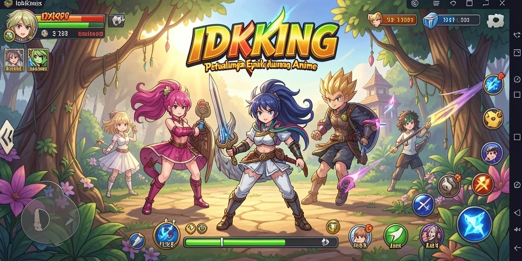 Tampilan gameplay seru dan menarik di IDRKING.