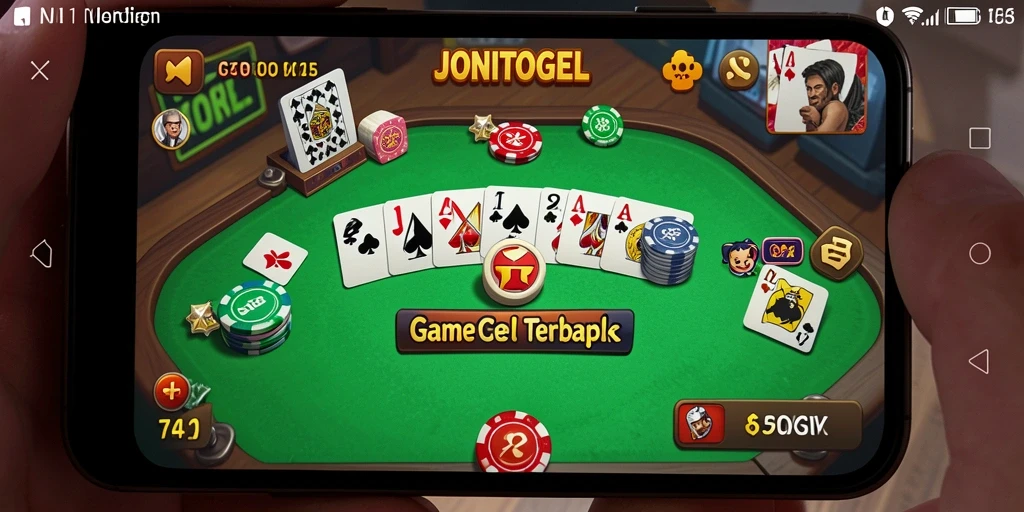 Screenshot gameplay JONITOGEL yang menampilkan aksi seru Gaple.