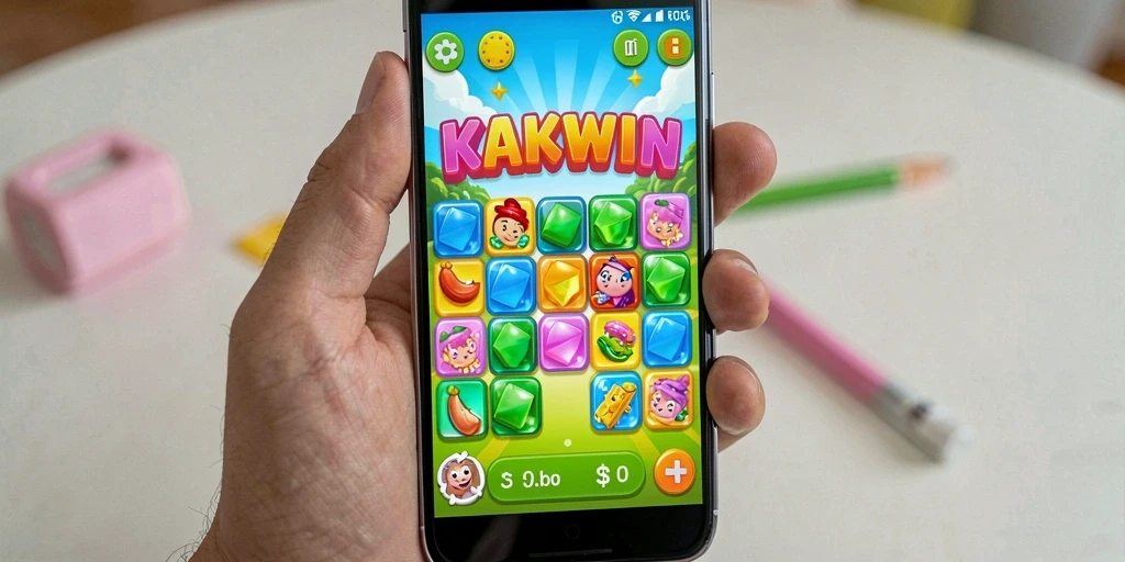 Tampilan gameplay KAKWIN yang seru dan menarik.