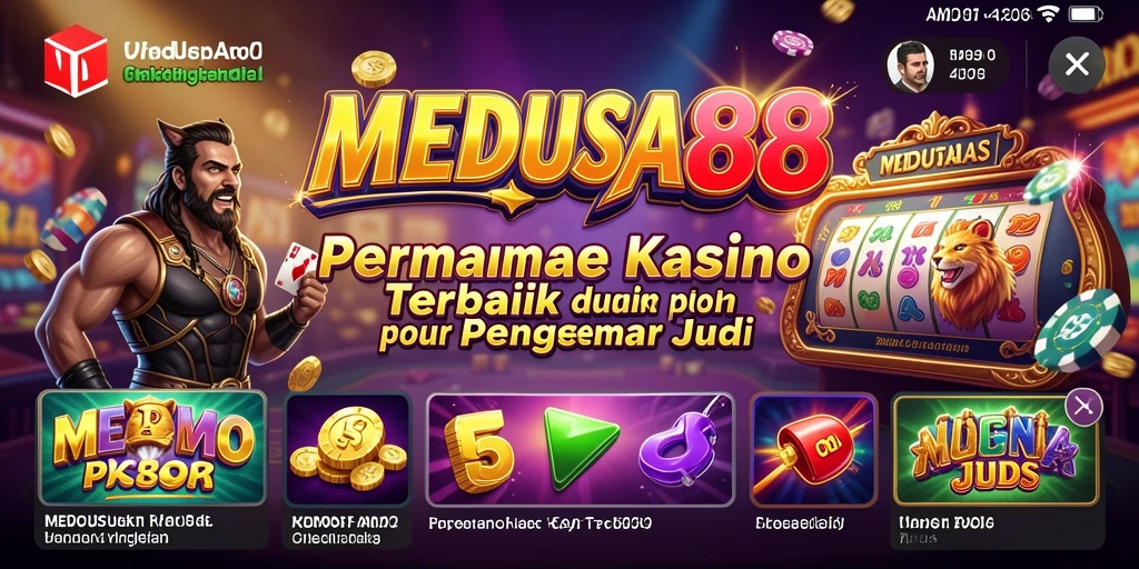 Tampilan menarik dari gameplay Kasino di MEDUSA88.