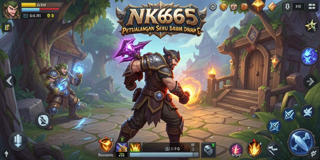Tampilkan aksi pertarungan epik dalam gameplay ARPG NK666.