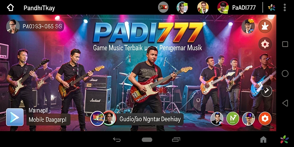 Tampilan gameplay PADI777 yang penuh warna dan interaktif.