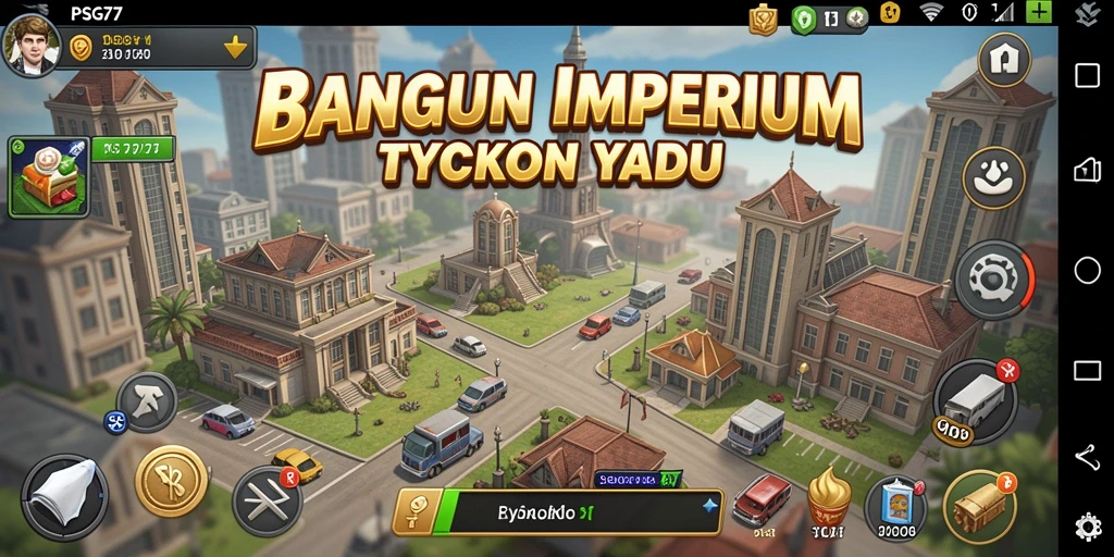 Tampilan gameplay menarik dan interaktif dari PSG77.
