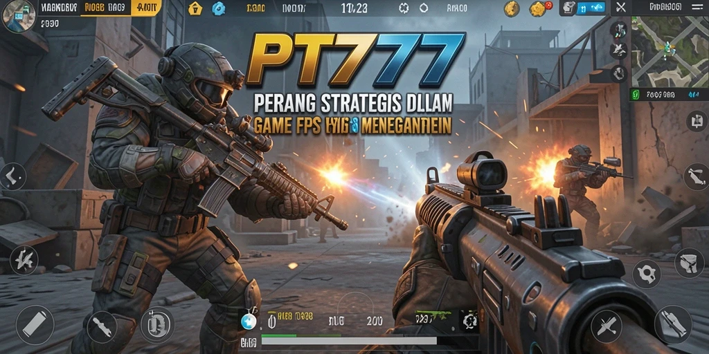 Gameplay PT777 yang intens dan menarik dalam pertempuran FPS.