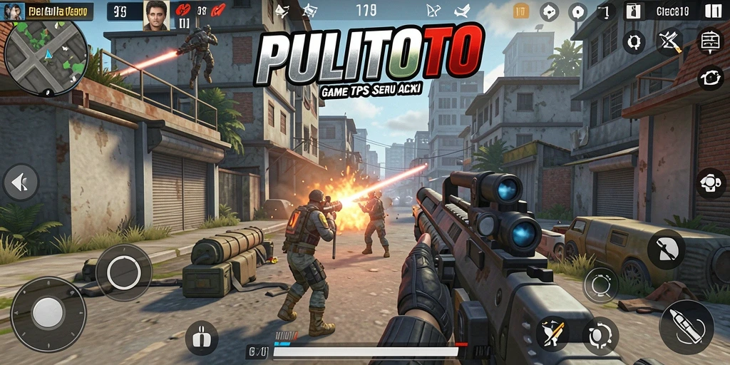 Tangkapan layar menunjukkan aksi gameplay menegangkan di dalam PULITOTO.