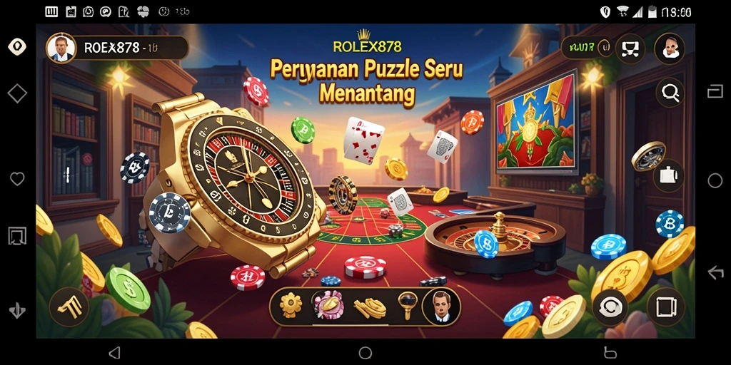 Tampilan gameplay seru dari ROLEX878 yang menantang.